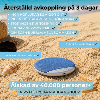 SunSound™ - Nyckeln till avkoppling V2 (uppgraderad version)